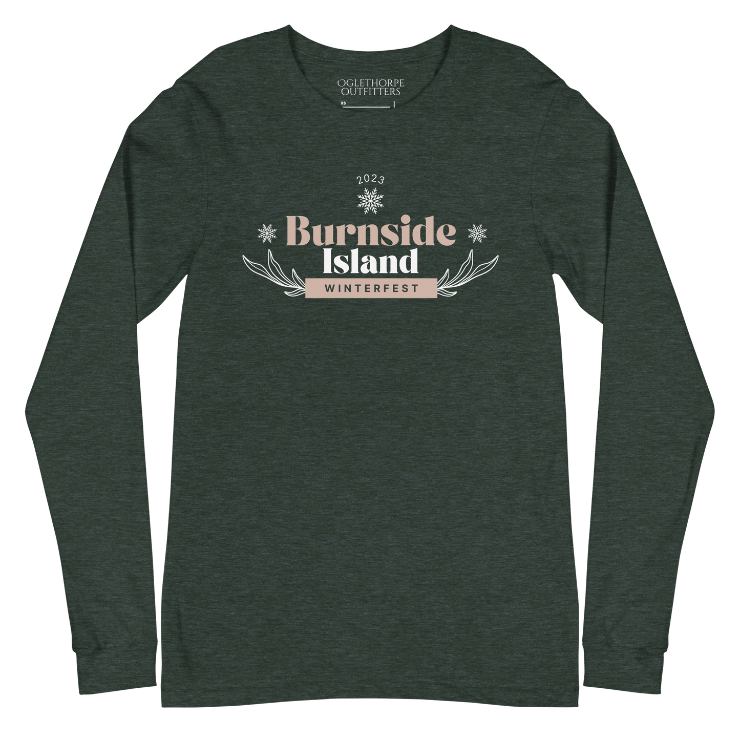 Burnside Island Winterfest 2023 Botanical Long-Sleeve T-Shirt