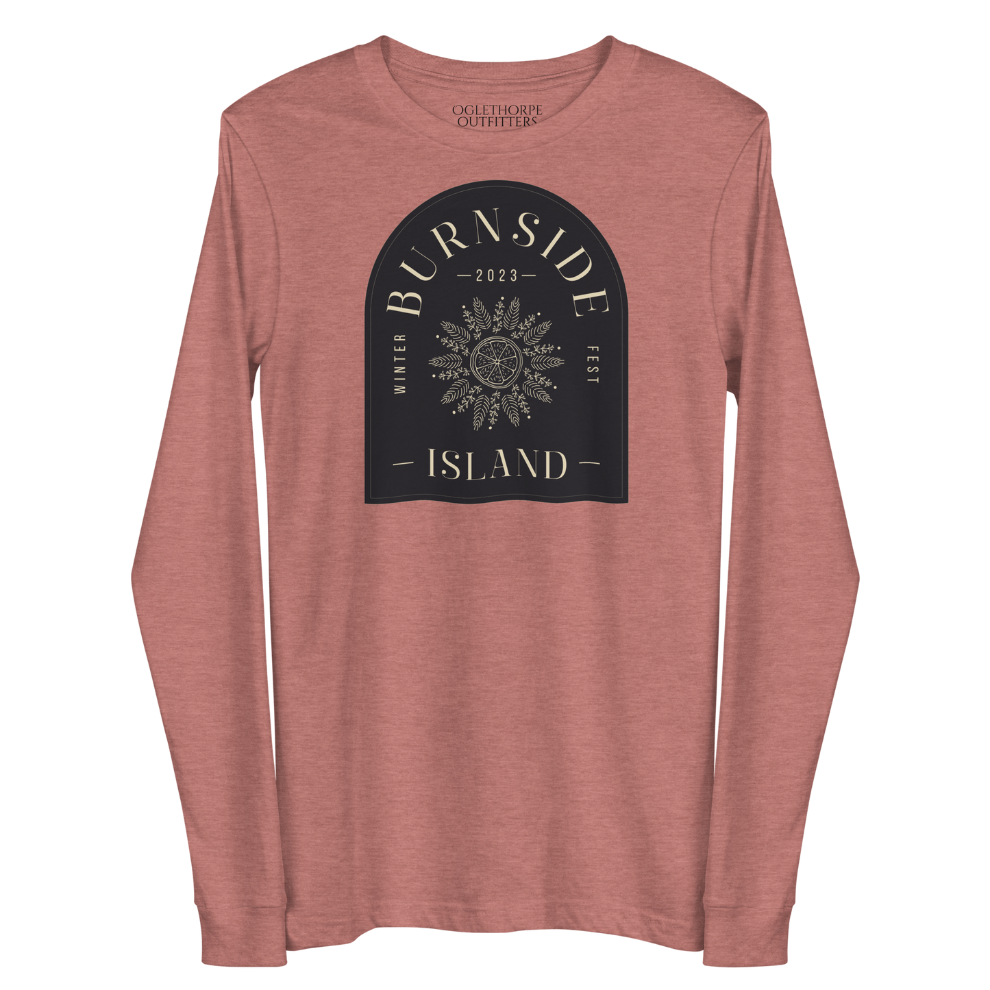 Burnside Island Winterfest 2023 Citrus & Pine Long-Sleeve T-Shirt