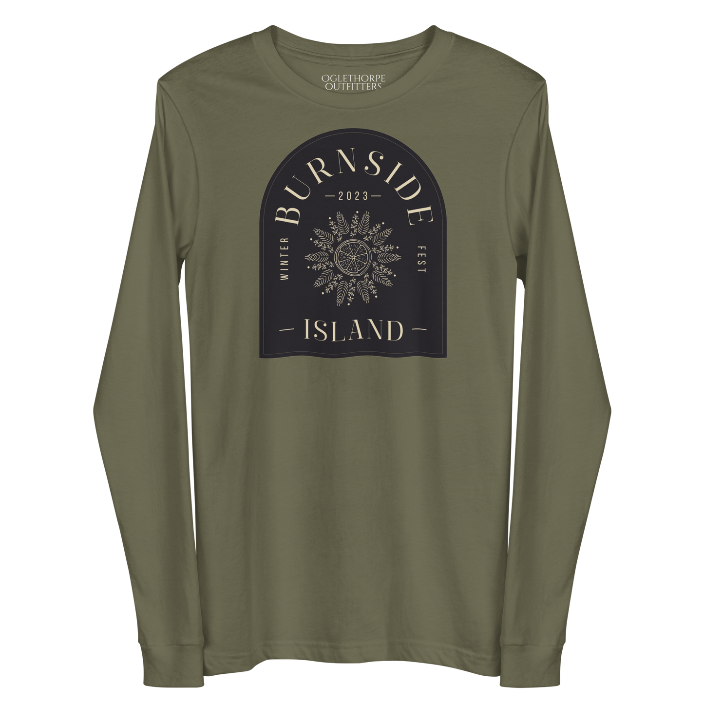 Burnside Island Winterfest 2023 Citrus & Pine Long-Sleeve T-Shirt