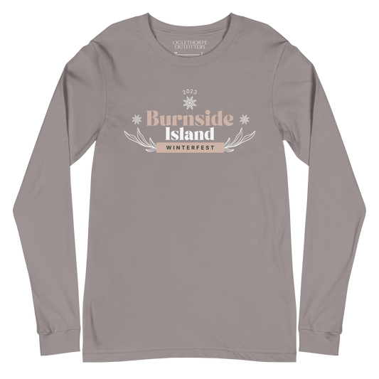 Burnside Island Winterfest 2023 Botanical Long-Sleeve T-Shirt