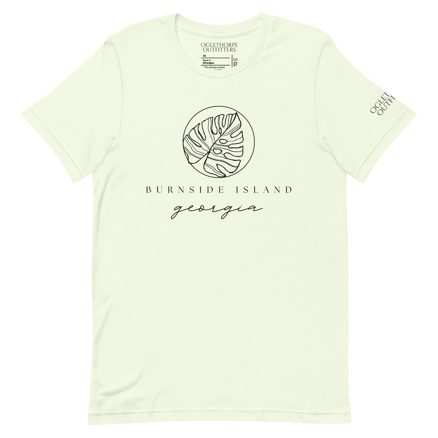 Burnside Island Tropical Leaf T-Shirt