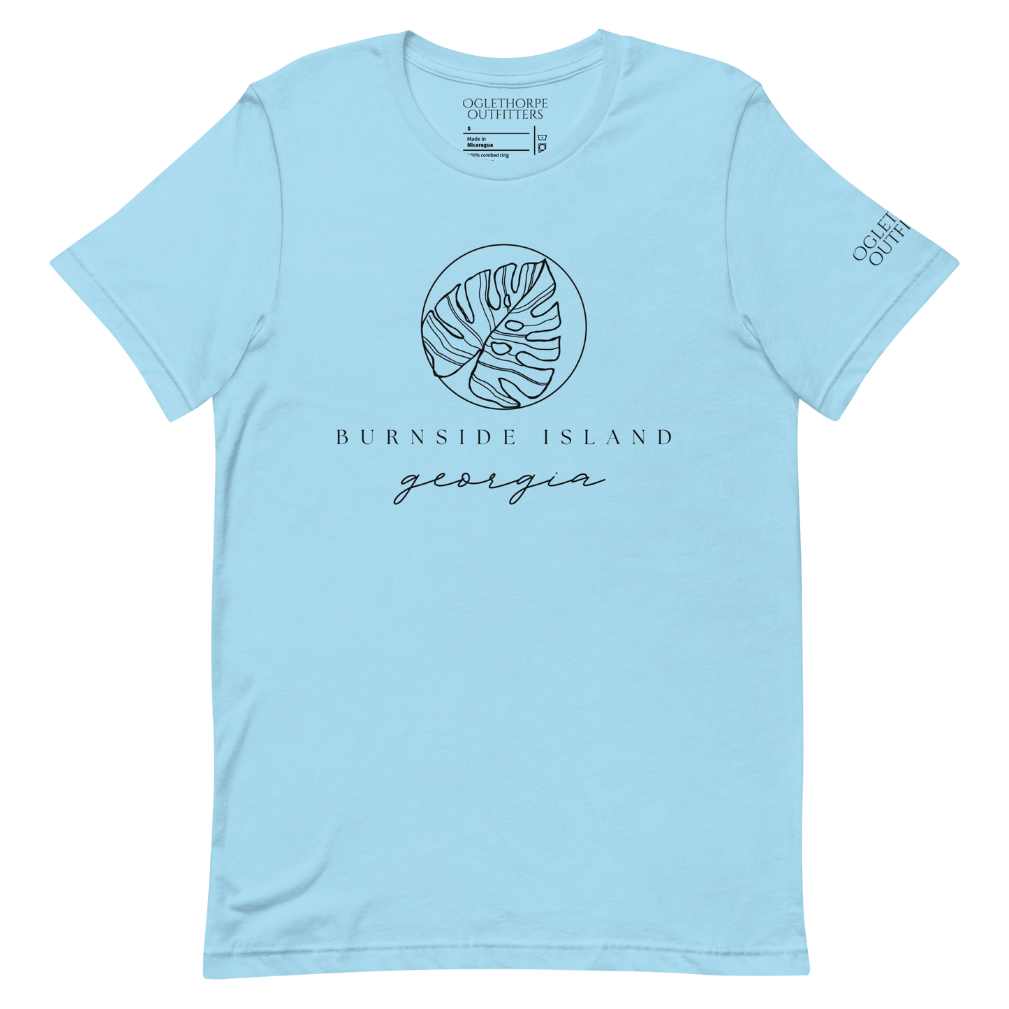 Burnside Island Tropical Leaf T-Shirt