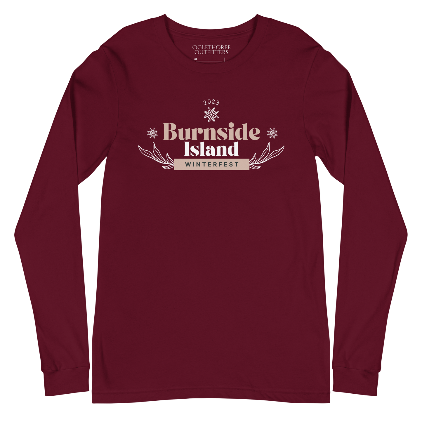 Burnside Island Winterfest 2023 Botanical Long-Sleeve T-Shirt