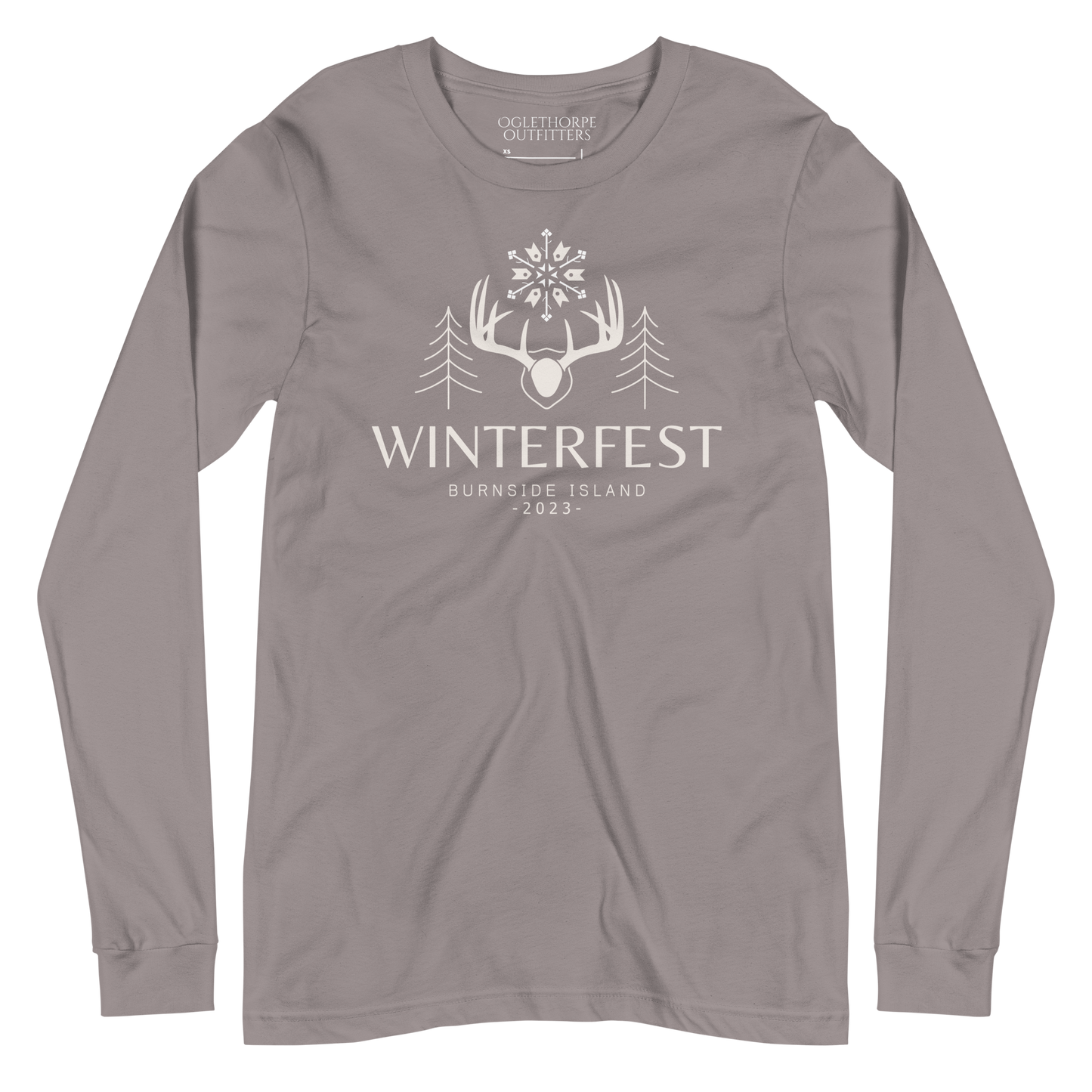 Burnside Island Winterfest 2023 Antlers Long-Sleeve T-Shirt