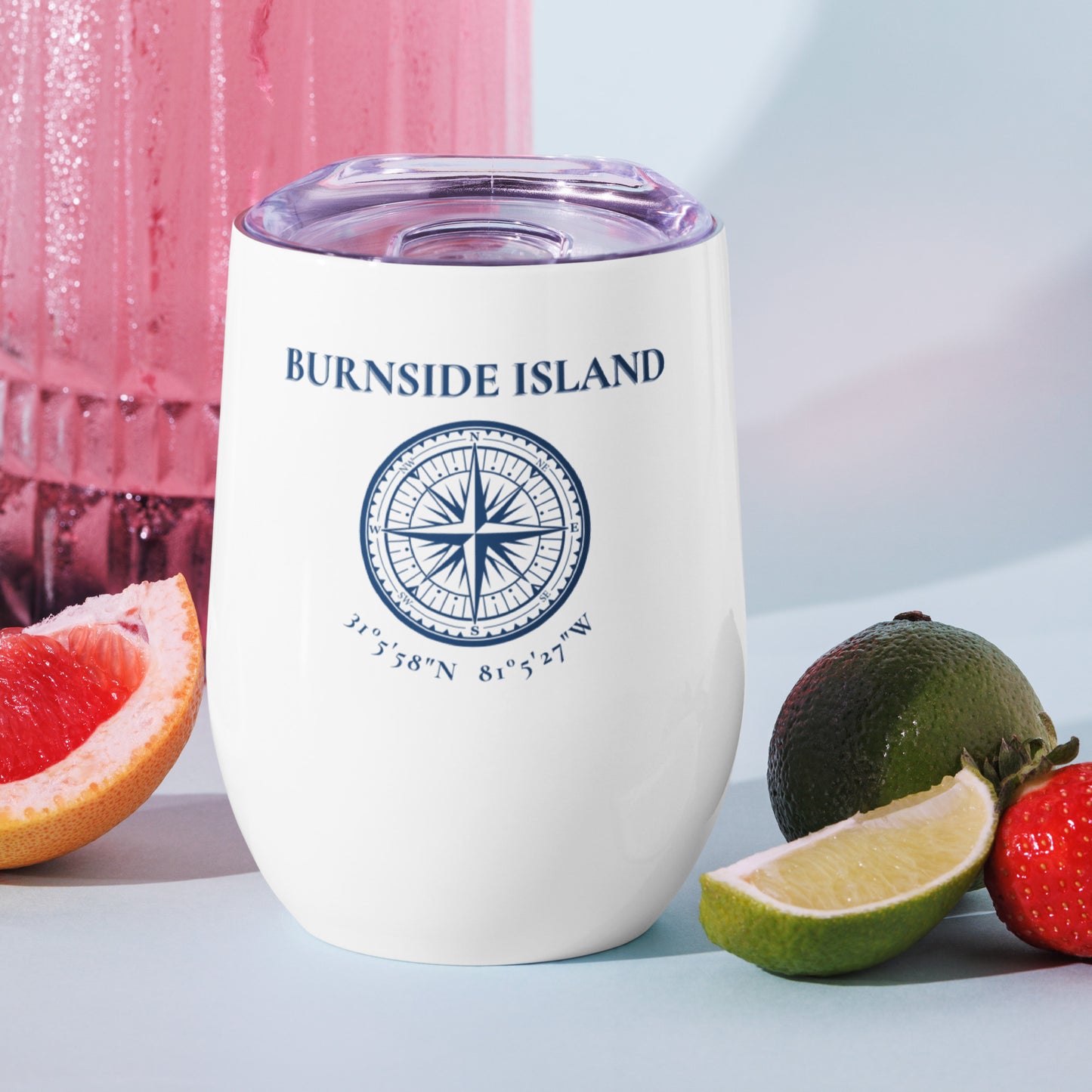 Burnside Island Wine Tumbler