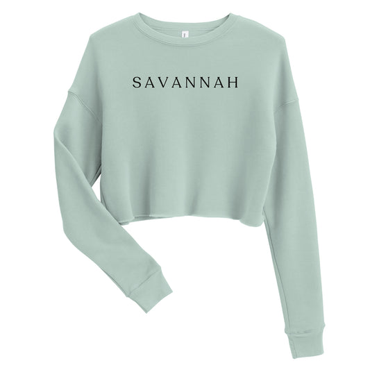 Signature Savannah Women's Cropped Sweatshirt